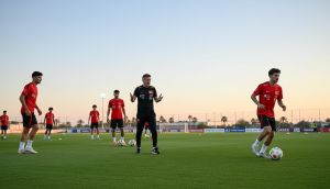 A Milli Futbol Takımı'nda Avustralya Maçı Hazırlıkları Hız Kesmeden Devam Ediyor