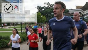 Macron İçin Park Kapatılacağı İddiası Yalanlandı