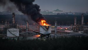 Ukrayna'dan Moskova Yakınlarına İHA Saldırısı: Petrol Rafinerisi Vuruldu