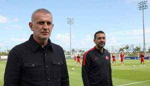 TFF ve TBF Başkanları, A Milli Futbol Takımı'nın Miami'deki İlk Antrenmanını Birlikte İzledi
