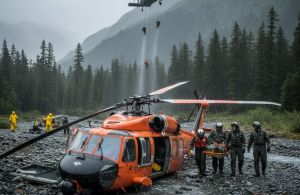 Alaska'da ABD Sahil Güvenlik Helikopteri Düştü
