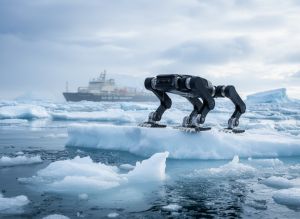 Buz, Kar ve Suyun İç İçe Geçtiği Bölgede Bir İlk: Robot Köpek Lynx S10 Arktik'i Aştı