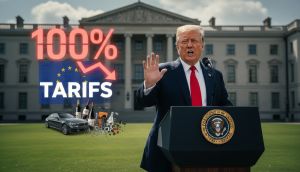 Trump, Avrupa'ya Yüzde 100 Gümrük Vergisi Tehdidinde Bulundu