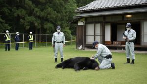 Japonya'da ayı yerleşim yerine indi: Ekipler alarma geçti