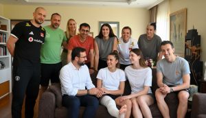 TVF'den Karmen Aksoy'a Geçmiş Olsun Ziyareti
