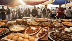 Samsun'da Bafra Pidesi ve Nebiyan Fasulyesi Festivalde Öne Çıktı