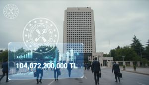 Hazine iki ihaleyle 104 milyar 72,2 milyon lira borçlandı