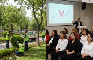 Edirne'de Park Bakımı ve Kadına Şiddetle Mücadele Semineri