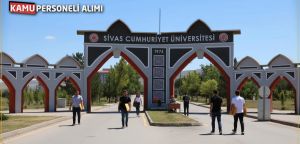 Sivas Cumhuriyet Üniversitesi'nden Öğretim Üyesi Alım İlanı