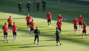 A Milli Futbol Takımı Paraguay Maçı Öncesi Hazırlıklarını Tamamladı