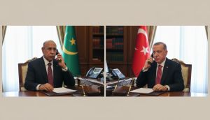 Erdoğan Moritanya Cumhurbaşkanıyla Telefon Görüşmesi Yaptı