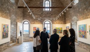 Andros'taki 961 Yıllık Manastır Sanat Galerisine Dönüştü