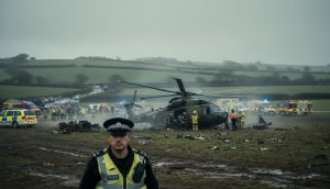 Kraliyet Donanması Helikopteri Devon'da Düştü: Polis ve Acil Ekipler Bölgede