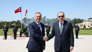 Başkan Erdoğan Polonya Cumhurbaşkanı Karol Nawrocki'yi Karşıladı