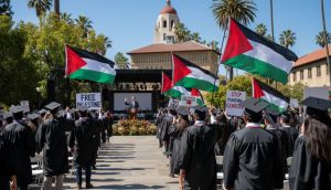 Stanford Üniversitesi’nde Google CEO’suna 'Özgür Filistin' Protestosu