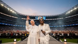 Madrid'de Tarihi Buluşma: Papa León XIV ve Bad Bunny Bernabéu'da Bir Araya Geldi
