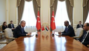 Cumhurbaşkanı Erdoğan, Sudan Konsey Başkanı Burhan ile Görüştü