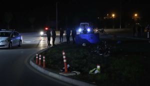 Bolu'da Kaldırıma Çarpan Motosiklet Metrelerce Savruldu: 1 Ölü