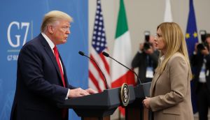 Trump’ın ‘Meloni fotoğraf için yalvardı’ iddiasına İtalya’dan yalanlama