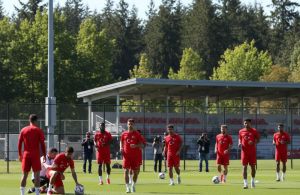 A Milli Futbol Takımı, Kanada'daki İlk Antrenmanını Yaptı