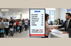 6 Şehirde 324 Personel Alımı: İŞKUR Başvuruları Başladı, Son Gün 19 Haziran 2026