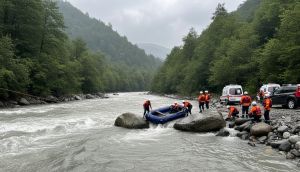 Rize'de akıntıya kapılan AFAD botu faciası: 1 ölü, 4 yaralı